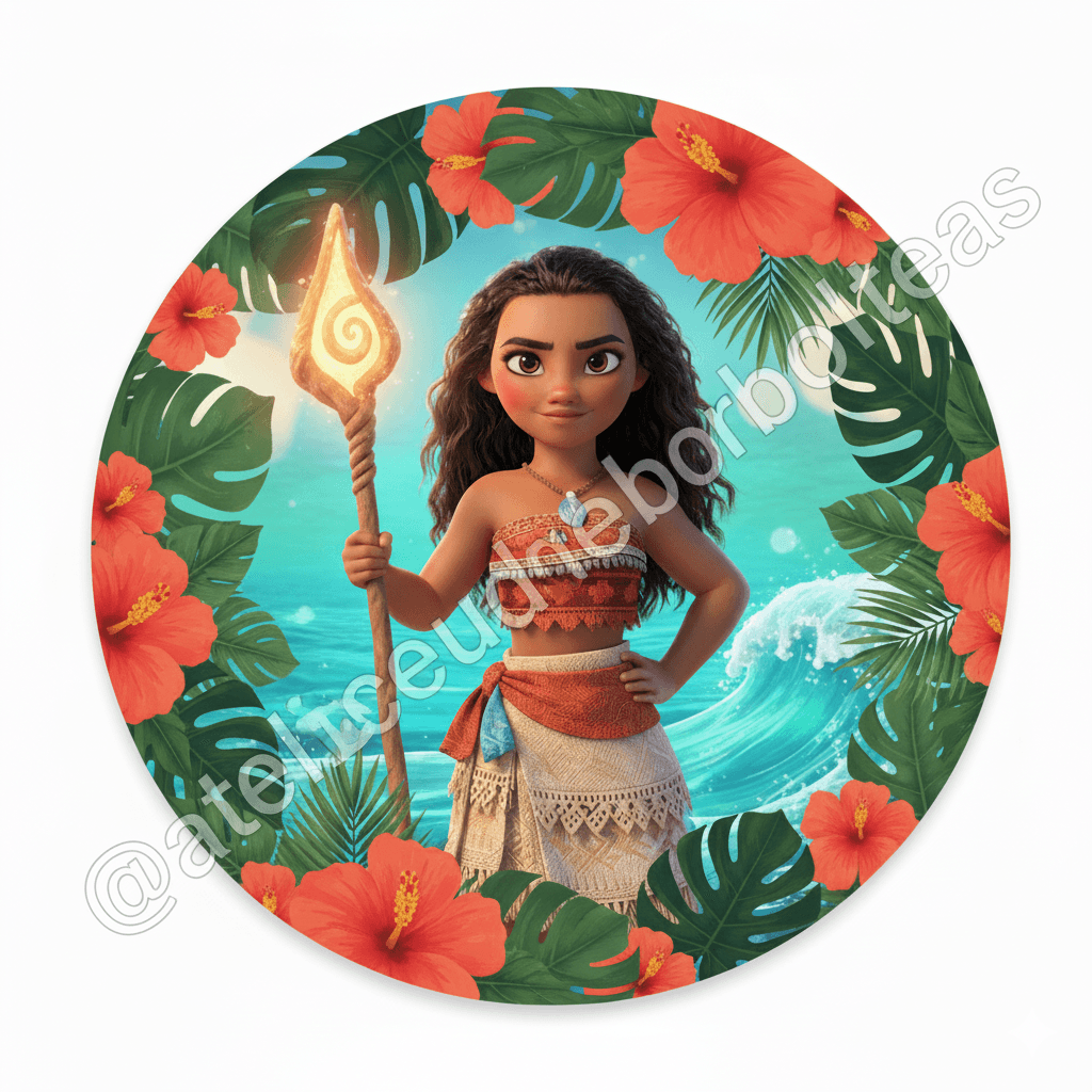 Arte Digital MOANA - PAINEL DE FESTAS