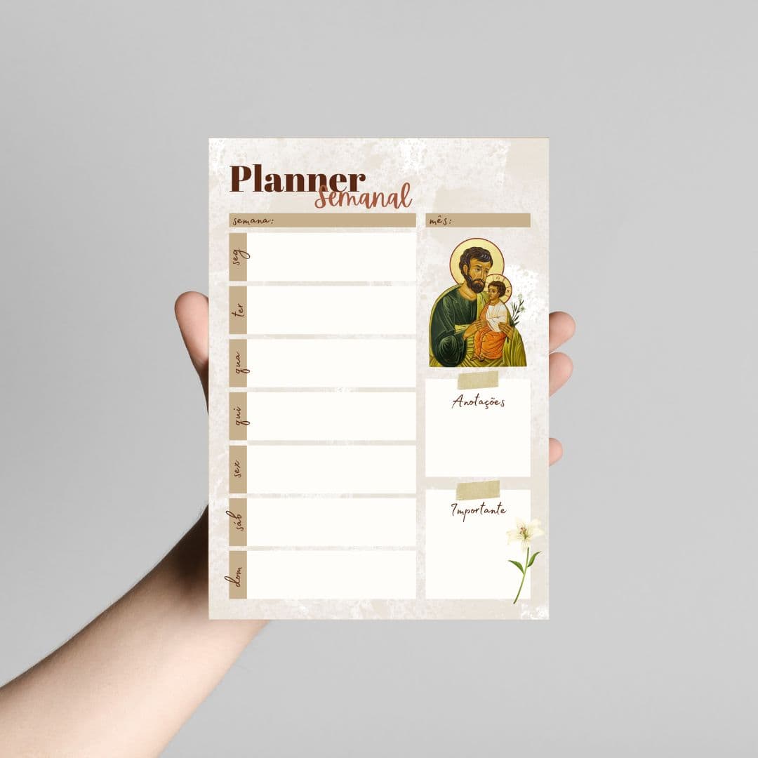 Planejador Semanal - São José - Arquivo Digital